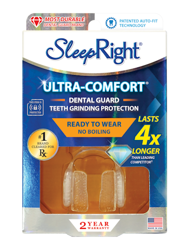 SleepRight Ultra-Comfort Dental Guard Ready to Wear in packaging