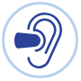 ear plug mobile icon