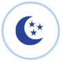 moon and stars mobile icon