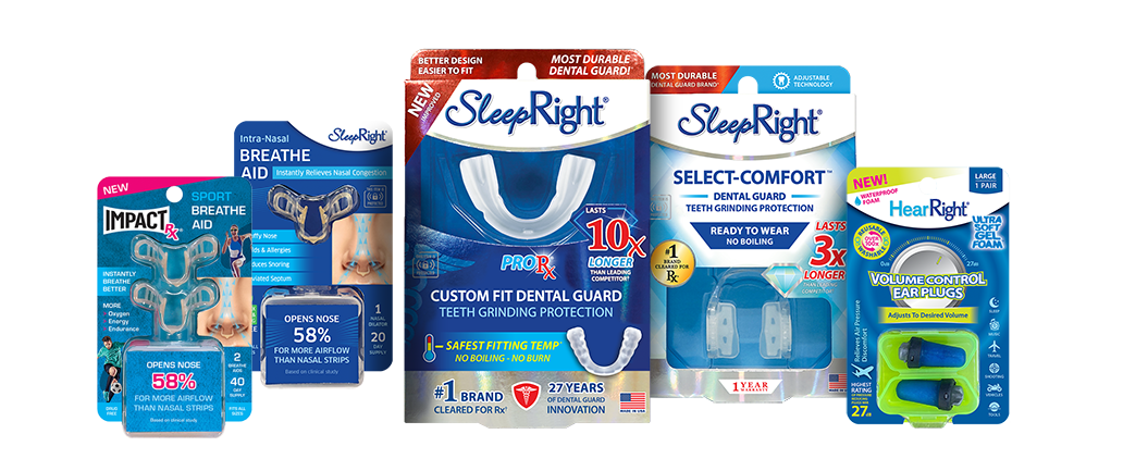 SleepRight, HearRight and ImpactRx group of products