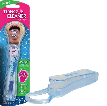 Tongue cleaner by sleepRight in package