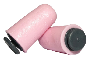 Pink foam ear plugs